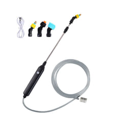 5L Electric Sprayer USB Rechargeable Mist Sprayer Watering Can with Spray Gun Plants Sprinkler Irrigation Garden Spray Bottles - 2 meters water pipe