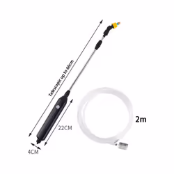 Garden Watering Spray Gun USB Automatic Electric Sprayer Nozzle Sprinkler Garden Plant Mister Watering Spray Irrigation - 2 meters
