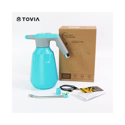 T TOVIA 2L Cordless Electric Sprayer Mister Automatic Watering Can Bottle for Garden Plant Pressure Sprayer Adjustable Nozzle - Blue