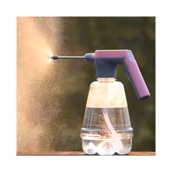 Adjustable Electric High Pressure Air Pump Sprayer Drink Bottles Spray Sprayer Home Garden Watering Tool Accessories - Blue