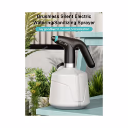 Agricultural Electric Spray Household Automatic Water Spray Disinfection Spray Garden Irrigation Tools Electric Watering - 900ML White