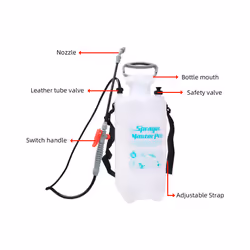 Garden Irrigation Pneumatic Sprayer Home Lawn Large Range Spray Water Fogger Spraying Disinfect Pesticides Tools - 1.5L