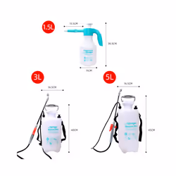 Garden Irrigation Pneumatic Sprayer Home Lawn Large Range Spray Water Fogger Spraying Disinfect Pesticides Tools - 1.5L