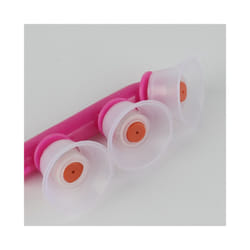 Agricultural Electric Sprayer Pesticide Knapsack Sprayer Nozzle Adjustable Plastic Spray Nozzle Spraying Weeds in Garden - pink 3 head