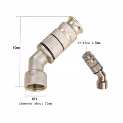 Brass Atomization Nozzle Adjustable Spray Garden Medicine Cleaning Machine Agricultural Electric Sprayer Long Range Nozzle - 1 Pcs