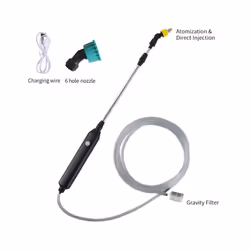 Garden Watering Spray Gun USB Rechargeable Automatic Electric Sprayer Nozzle Sprinkler Plant Mister Watering Irrigation - 1se ...