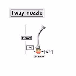 1~5 Heads M14 High Pressure Farm Garden Electric Sprayer Nozzle Sprinkler With 1/2 1/4" Thread Atomization Misting Spray - D
