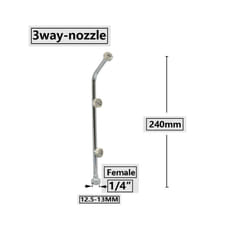 1~5 Heads M14 High Pressure Farm Garden Electric Sprayer Nozzle Sprinkler With 1/2 1/4" Thread Atomization Misting Spray - C