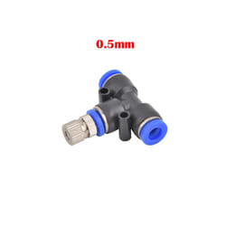 5Pcs Low Pressure Misting Cooling System Atomizing Nozzles 6mm Slip lock Quick Connectors Garden Nebulizer Outdoor Misting - Nozzles 0.5mm