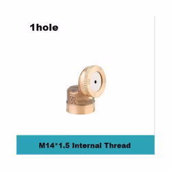 1/2" Misting Nozzle Brass Atomizing Spray Fitting Nebulizer Hose Connector Water Sprinklers Heads Adjustable Garden Irrigatio ...