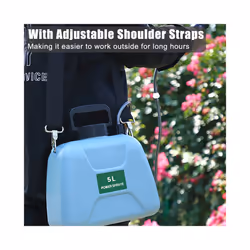 Watering Can Bottle Sprinkler 5L Automatic Electric Sprayer USB Rechargeable With Spray Gun Garden Plant Mister Equipment - Portable Set 3m Pipe