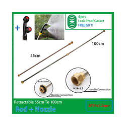 Handheld Handle Trigger Press Switch With Lock Connector For Electric Spraying Hand Sprayer Outdoor Garden Sprayer Accessories - S Set 4