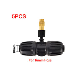 5PCS 8 Types of Micro Drip Irrigation Misting Brass Nozzle Garden Spray Cooling Parts Copper Sprinkler with Connector - H