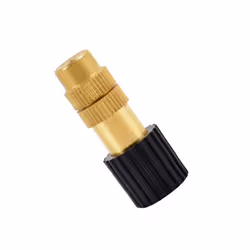 5PCS 8 Types of Micro Drip Irrigation Misting Brass Nozzle Garden Spray Cooling Parts Copper Sprinkler with Connector - H