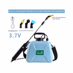 5L Garden Automatic Watering Electric Sprayer 3 Mode Irrigation Sprinkler Telescopic Handle With Shoulder Strap USB Rechargea ...