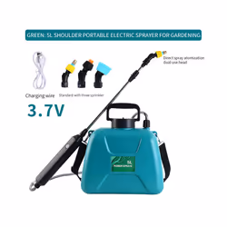 5L Garden Automatic Watering Electric Sprayer 3 Mode Irrigation Sprinkler Telescopic Handle With Shoulder Strap USB Rechargea ...