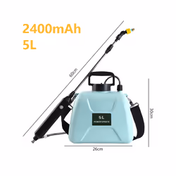 5L Electric Sprayer Rechargeable Automatic Atomization Plant Sprayer Gardening Irrigation Sprinkler Shoulder Type Watering -  ...