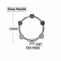 1~5 Heads M14 High Pressure Farm Garden Electric Sprayer Nozzle Sprinkler With 1/2 1/4" Thread Atomization Misting Spray - I