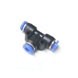 50pcs Tee Connector Quick Connection Garden Water Irrigation Sprinkler - Black blue
