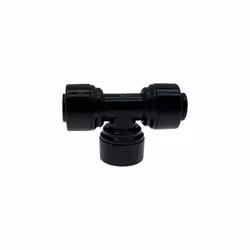 50pcs Tee Connector Quick Connection Garden Water Irrigation Sprinkler - Black blue