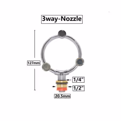 1~5 Heads M14 High Pressure Farm Garden Electric Sprayer Nozzle Sprinkler With 1/2 1/4" Thread Atomization Misting Spray - J