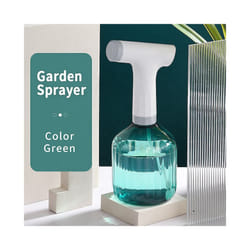 Portable Electric Watering Can Electric Garden Sprayer USB Rechargeable Nano Steam Water Spray Automatic Watering Can - 900ML Green
