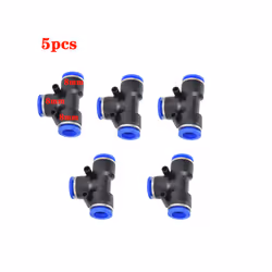 Universal adjustable Free Bending Rod 8mm Connection for Garden Irrigation Humidification Sprayer Connectors - Tees