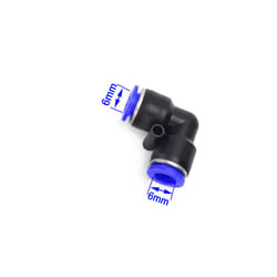 10 PCS Quick Slip Lock Nozzle 0.1mm-0.6mm Fogging Spray Sprinkler Misting Garden Nozzle for 6mm Quick Connector - Elbow Connector