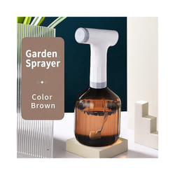 Portable Electric Watering Can Electric Garden Sprayer USB Rechargeable Nano Steam Water Spray Automatic Watering Can - 900ML Brown