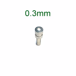 10 PCS Quick Slip Lock Nozzle 0.1mm-0.6mm Fogging Spray Sprinkler Misting Garden Nozzle for 6mm Quick Connector - 0.3mm