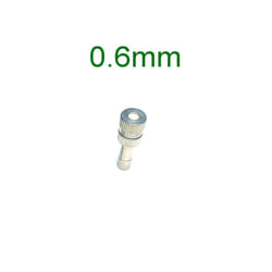10 PCS Quick Slip Lock Nozzle 0.1mm-0.6mm Fogging Spray Sprinkler Misting Garden Nozzle for 6mm Quick Connector - 0.6mm