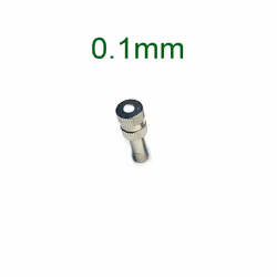 10 PCS Quick Slip Lock Nozzle 0.1mm-0.6mm Fogging Spray Sprinkler Misting Garden Nozzle for 6mm Quick Connector - 0.1mm