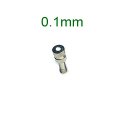 10 PCS Quick Slip Lock Nozzle 0.1mm-0.6mm Fogging Spray Sprinkler Misting Garden Nozzle for 6mm Quick Connector - 0.1mm