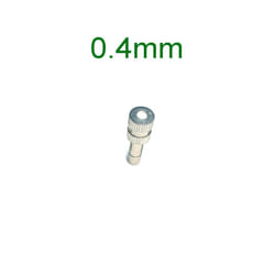 10 PCS Quick Slip Lock Nozzle 0.1mm-0.6mm Fogging Spray Sprinkler Misting Garden Nozzle for 6mm Quick Connector - 0.4mm