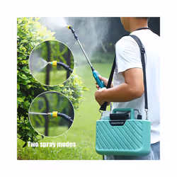 Shoulder-Type Electric Pesticide Sprayer 5L  Lithium Battery Spray Garden Power Tool Comes With Bucket USB Charging - 3 meters water pipe