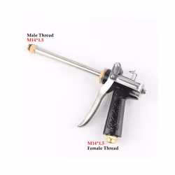 ) Stainless Steel High Pressure Agricultural Atomizing Nozzle Fruit Tree Spray Gun Pesticide Sprinkler Garden Irrigation Sprayer - 4 holes (combined