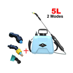 5L Electric Sprayer Garden Automatic Atomization USB Rechargeable Plant Sprayer Bottle Sprinkler Watering Can Garden Irrigation - Blue 5L