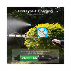 Electric Pesticide Spray USB Rechargeable Misters Practical Home Plants Watering Sprayer Adjustable Water Column Irrigation - 5 meters 5 in 1