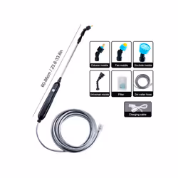 USB Rechargeable Lawn Water Sprayer with Telescopic Handle Electric Garden Sprayer Lawn Electric Sprayer for Gardening Cleani ...