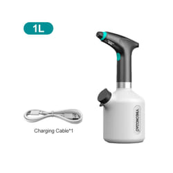 Electric Plant Spray Bottle USB Rechargeable Automatic Watering Fogger Spray Bottle Portable Hand-held Garden Sprayer Tools - Black