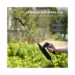 7.4V Garden Watering Spray Gun USB Automatic Electric Sprayer Nozzle Sprinkler Garden Plant Watering Can Spray Irrigation - 5m water pipe