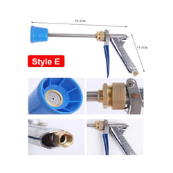 Functional Garden Irrigation High-pressure Spray Gun Garden Water Gun Household Car Wash High-pressure Water Gun - Style E