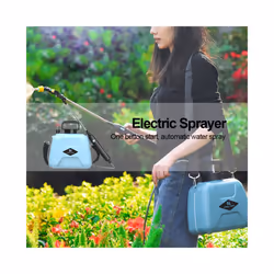 5L Electric Sprayer USB Rechargeable Mist Sprayer Watering Can with Spray Gun Plants Sprinkler Irrigation Garden Spray Bottles - 5L Yellow