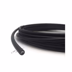 10 Meters PE Plastic Tube Water Hose Diameter 6.35mm For Garden Mist Spray System Cable Pipe - 10 m Black