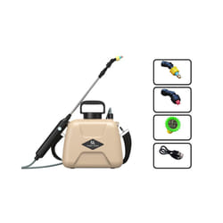 5L Shoulder-type Electric Pesticide Sprayer 360 Rotating Nozzle Spray Garden Power Tool Comes With Bucket 1500mAh USB Charging - Yellow
