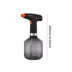 PET Spray Bottle USB Rechargeable Household Watering Bottle 1200mah Battery 360 Degree Rotating Nozzle for Garden Park - Blac ...