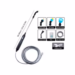 USB Rechargeable Lawn Water Sprayer with Telescopic Handle Electric Garden Sprayer Lawn Electric Sprayer for Gardening Cleani ...
