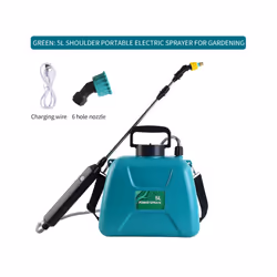 Garden Shoulder Electric Sprayer 5L Rechargeable Garden Sprayer Garden Tools Thickened Backpack Agricultural Sprayer Garden - ...