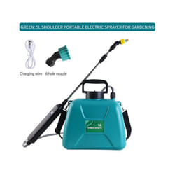 Garden Shoulder Electric Sprayer 5L Rechargeable Garden Sprayer Garden Tools Thickened Backpack Agricultural Sprayer Garden - A02