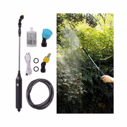 Electric Sprayer Gun Garden Automatic Atomization USB Plant Sprayer Bottle High Pressure Sprinkler Watering Garden Irrigation - with 3M hose